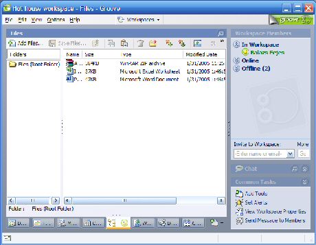 Groove Virtual Office Screenshot